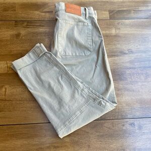 Lucky Brand Tan Ankle Cropped Pants